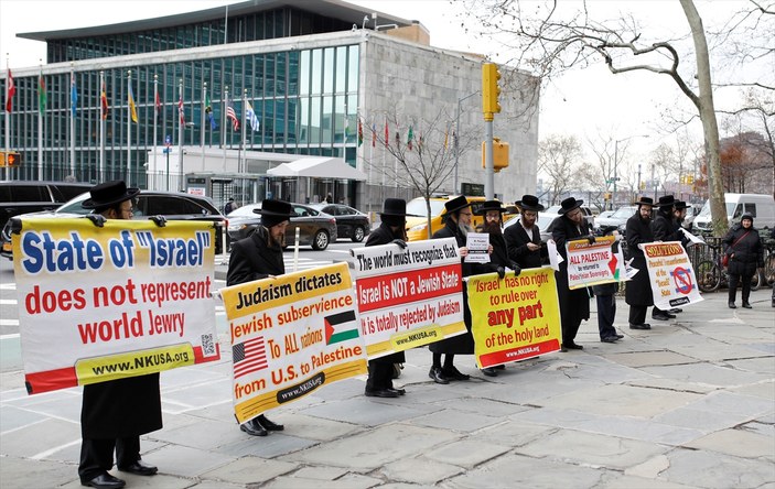 Siyonizm Karşıtı Yahudiler Örgütü'nden Kudüs tepkisi