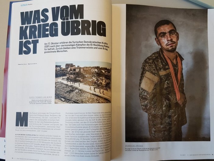 Alman ordusunun dergisinde terör propagandası