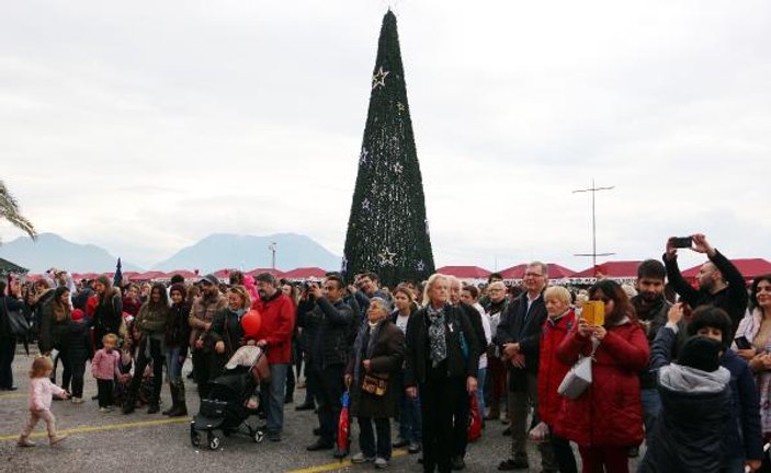 Alanya'da Noel Pazarı kuruldu