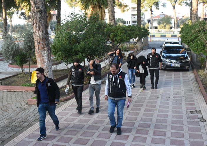 Aydın'da yakalanan 3 uyuşturucu taciri tutuklandı