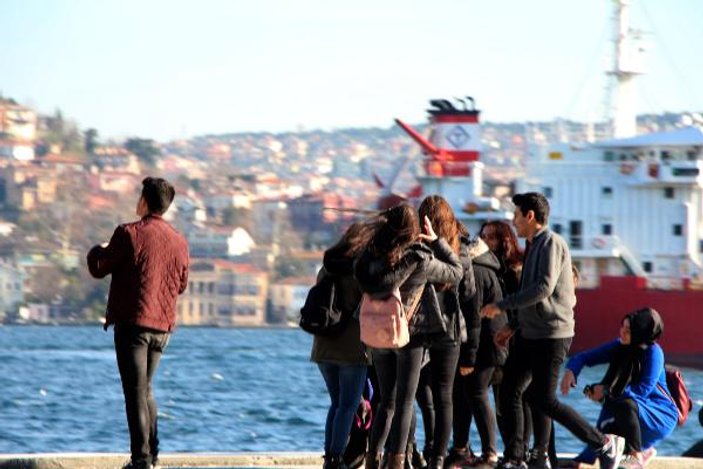 İstanbul'da aralık ayında bahar havası