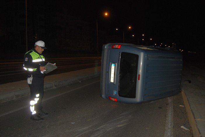 Tekirdağ'da alkollü sürücü polise zor anlar yaşattı
