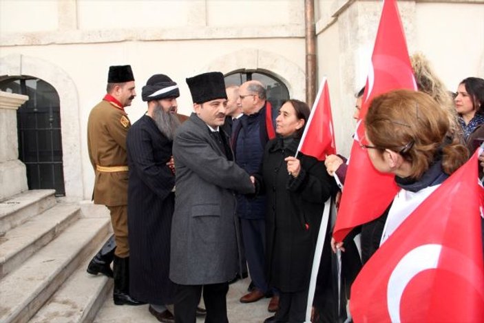 Atatürk'ün Sivas'tan ayrılışı canlandırıldı