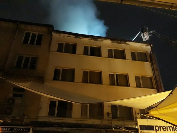 Ankara'da otelde yangın