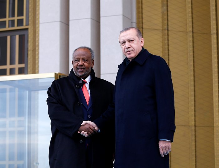 Cumhurbaşkanı Erdoğan, Cibutili mevkidaşıyla görüştü