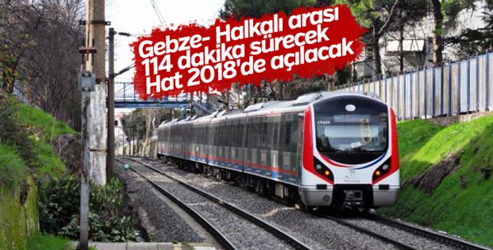 Kazlıçeşme- Gebze- Halkalı hattında çalışmalar sürüyor