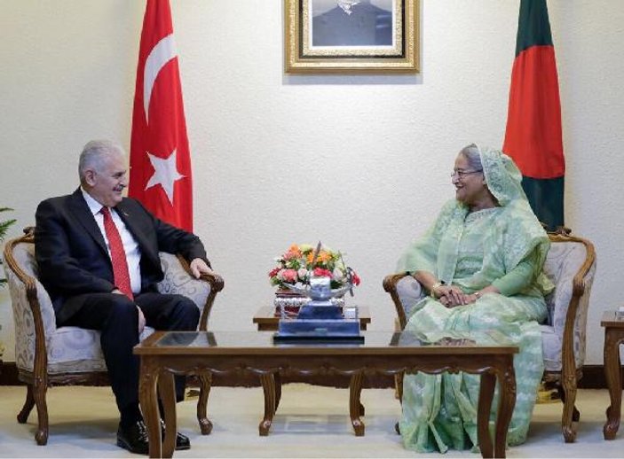 Başbakan Yıldırım Bangladeşli mevkidaşıyla görüştü