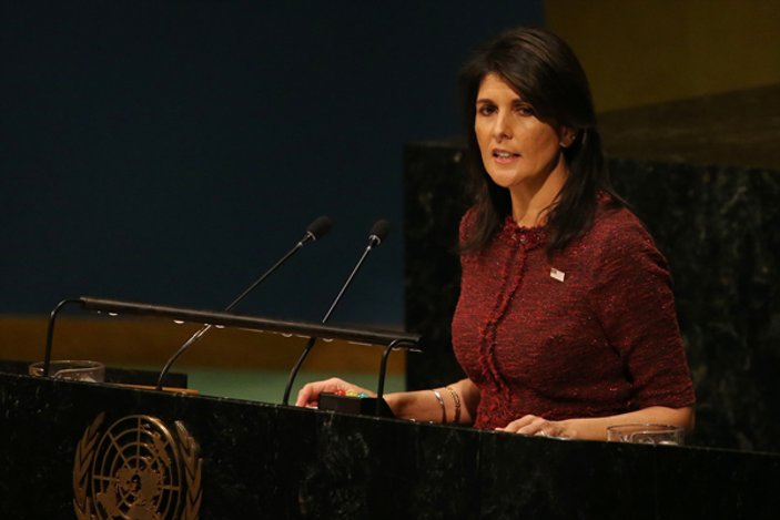 Haley'den BM'e kararına karşı oy veren ülkelere jest