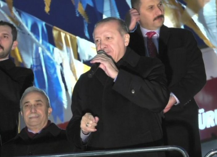 Cumhurbaşkanı Erdoğan'a Şırnak'ta coşkulu karşılama