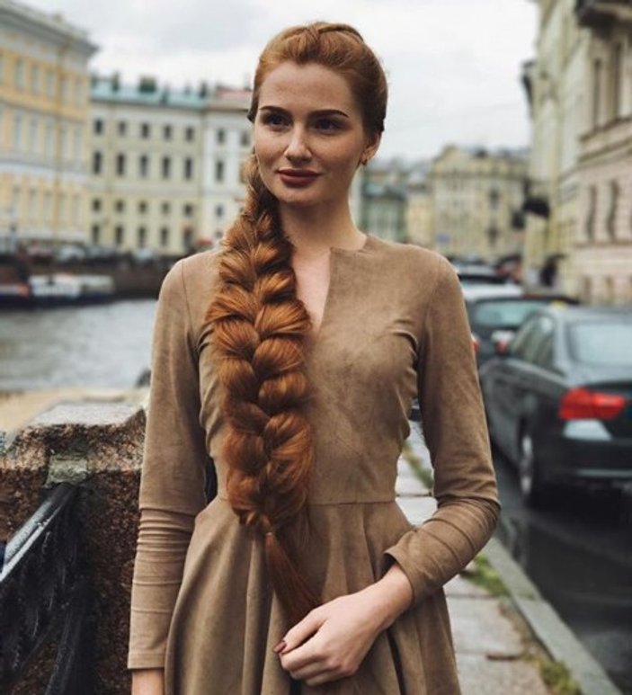 Rus 'Rapunzel' sosyal medyada büyük ilgi görüyor