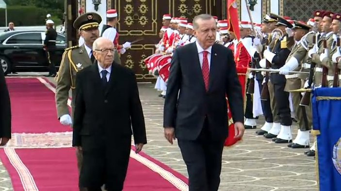Cumhurbaşkanı Erdoğan'ın Tunus ziyareti