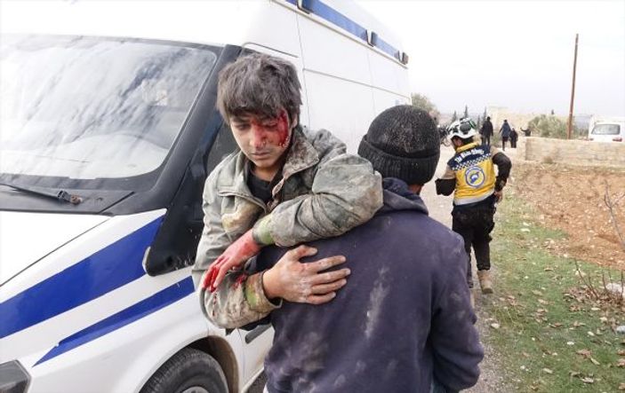 İdlib'e bombardıman sürüyor