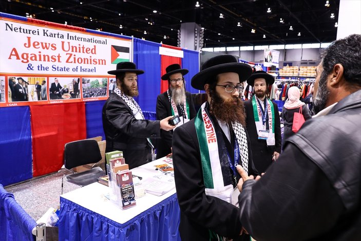 ABD'de Müslüman kongresinde Yahudi standı