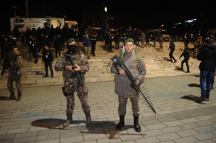 Taksim Meydanı’nda 'drone savar'lı güvenlik önlemi