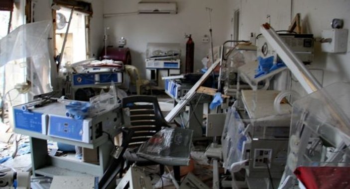 Suriye'de hastane ve fırın vuruldu