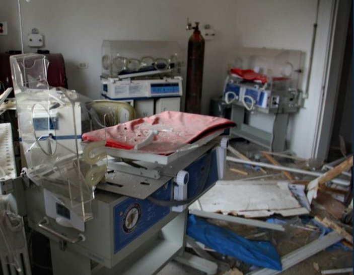 Suriye'de hastane ve fırın vuruldu
