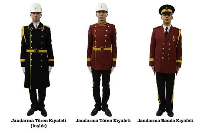 Jandarmanın yeni kıyafetleri