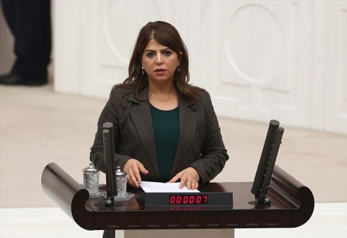 HDP'li Sibel Yiğitalp Meclis'te PKK'lıları andı