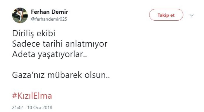 Diriliş Ertuğrul'daki Kızıl Elma vurgusu Twitter'ı salladı