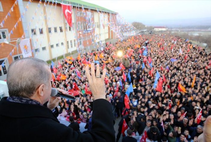 Bingöl'de Cumhurbaşkanı Erdoğan'a sevgi seli