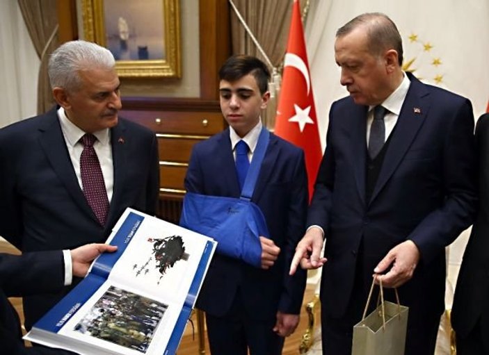 Cuneydi Beştepe'de Erdoğan'ın konuğu oldu