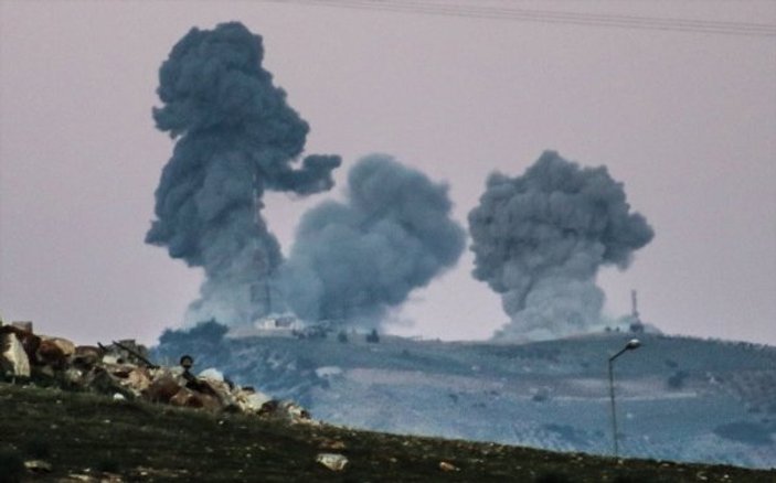 Afrin'de 45 hedef imha edildi