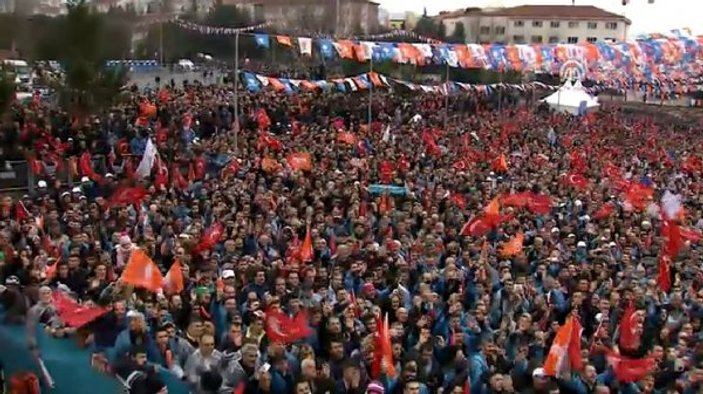 Cumhurbaşkanı Erdoğan'ı Bursa'da dev kalabalık karşıladı