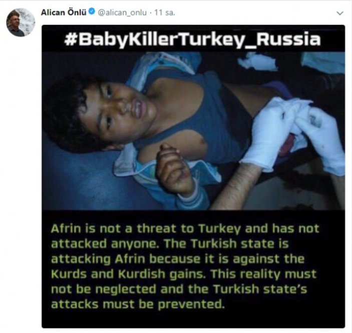 Türkiye için çocuk katili diyen Önlü hakkında inceleme
