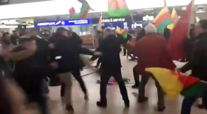 Almanya'da Türk vatandaşlarından PKK yandaşlarına dayak