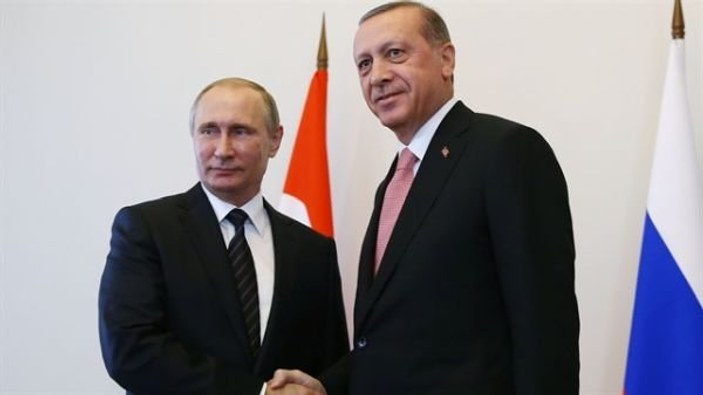 Erdoğan, Putin'le Afrin'i görüştü