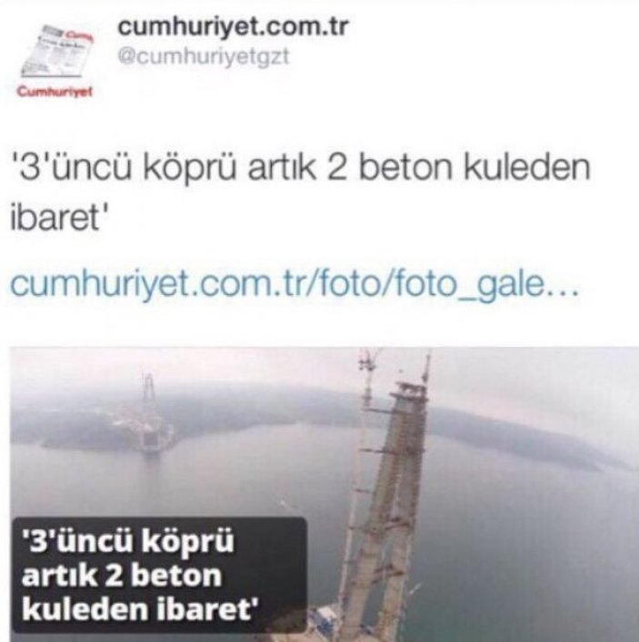 Cumhuriyet'in Kanal İstanbul haberi