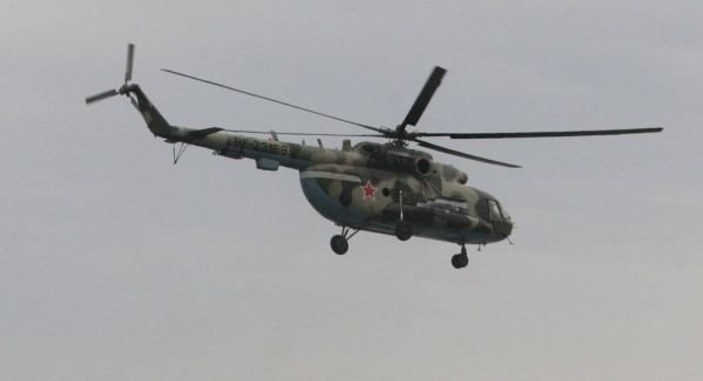 Ukrayna'da Mi-8 helikopteri düştü