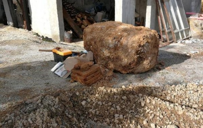Mersin'de su kanalı çalışmasında tarihi mezar bulundu