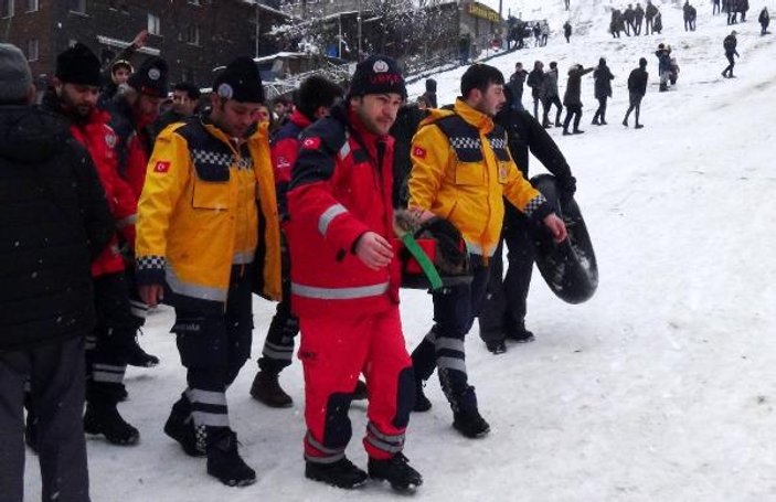 Kardan Adam Şenliği kazalarla başladı: 13 yaralı