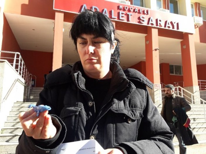 Mavi balinayı görünce adliyeye koştu