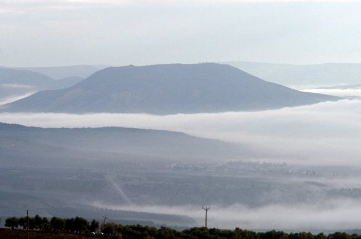 Suriye sınırında yoğun sis