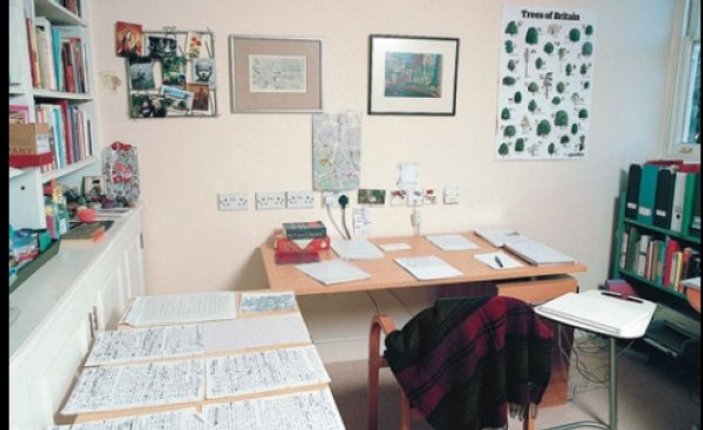 Yazarların çalışma odaları