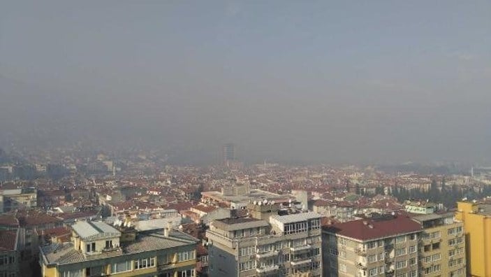 Bursa'da hava kirliliği kritik seviyede