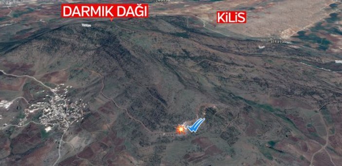 F-16'lar YPG'nin Öcalan anıtını bombaladı