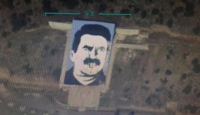 Teröristbaşı Öcalan'ın anıtının bombalandığı anlar