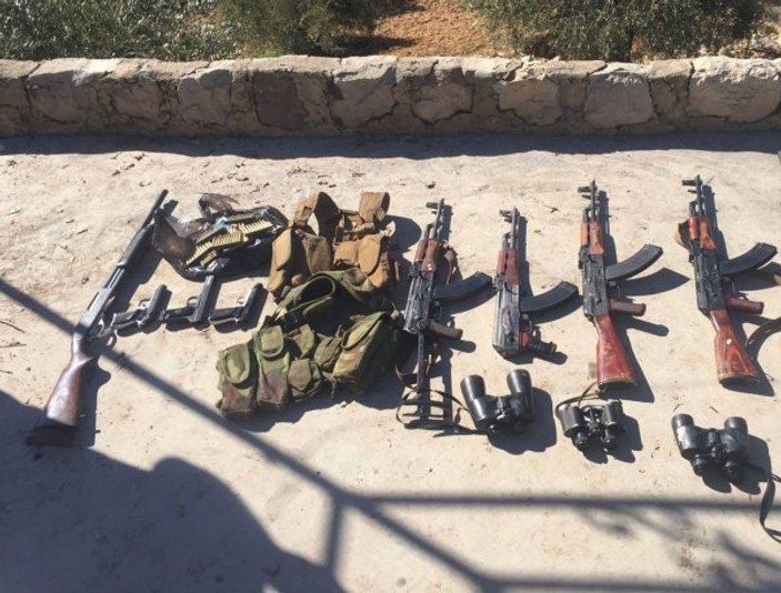 Afrin'de hava savunma füzesi ele geçirildi
