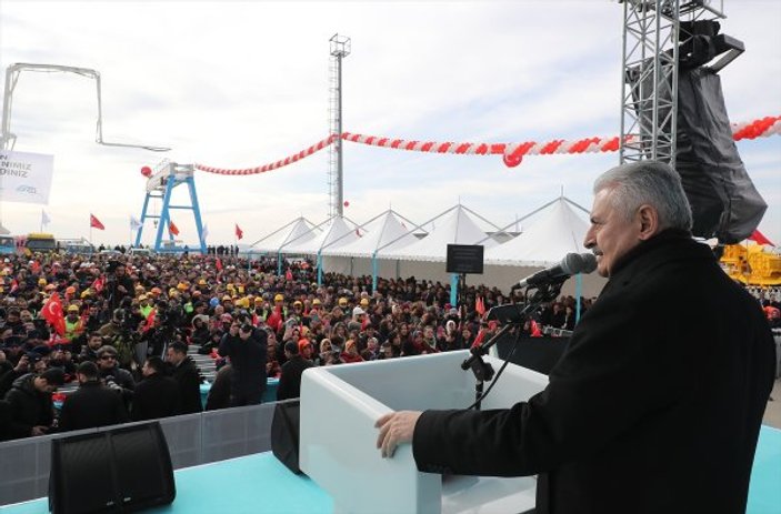 Başbakan Yıldırım, Ankara'da temel atma töreninde