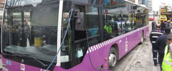 Kadıköy'de otobüs kazası