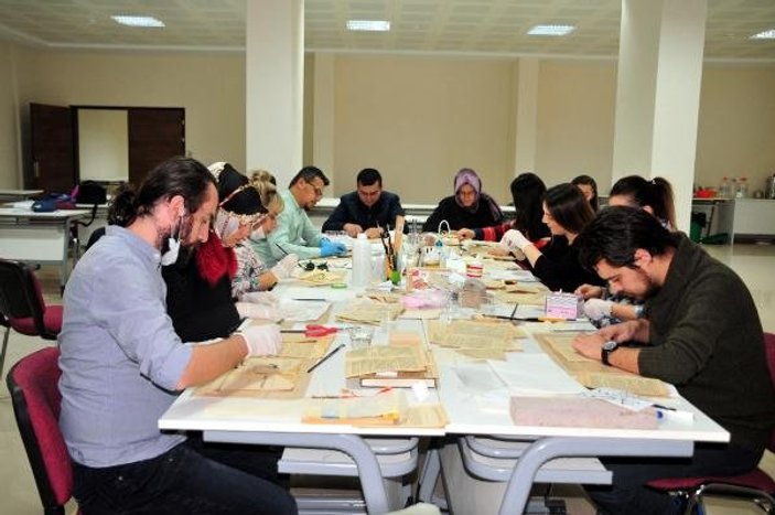 Tokat'ta 'kitap restorasyonu' kursu düzenlendi