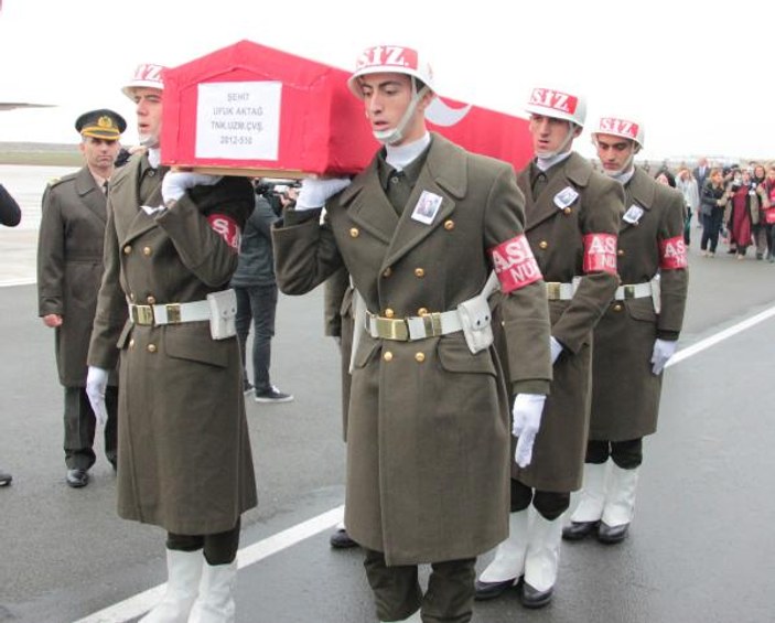 Afrin şehidi Uzman Çavuş Aktağ'ın cenazesi Giresun'da