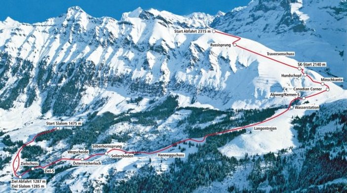 Dünyanın en zorlu kayak pistleri