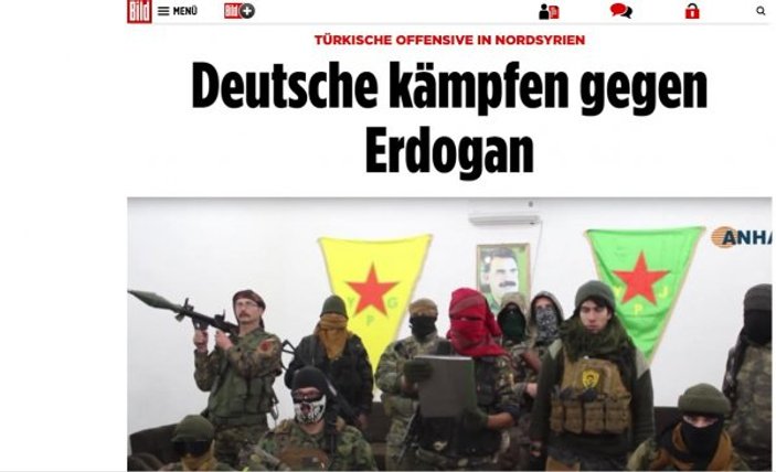 Alman Bild terörist YPG'yi güzelliyor
