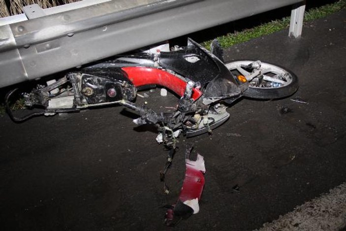 Manisa'da otomobilin çarptığı motosikletin sürücüsü öldü