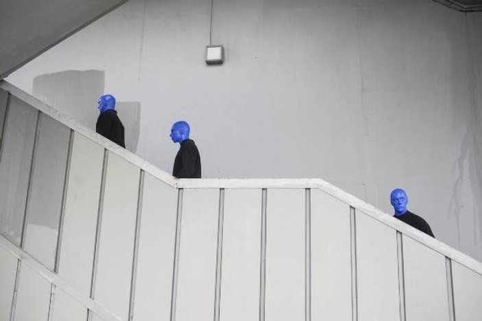 Blue Man Group İstanbul sokaklarında