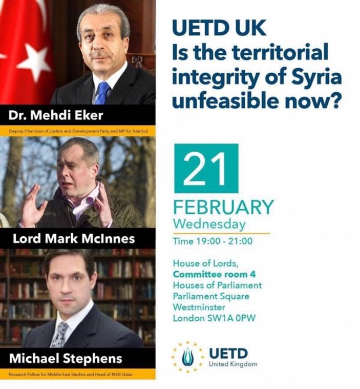 UETD'den İngiltere'de panel